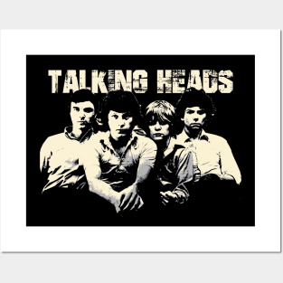 Talking Heads Retro Style Posters and Art